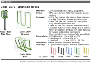 Ontario Bike racks